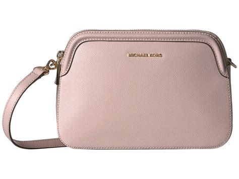 michael michael kors crossgrain leather double zip crossbody|Michael Kors zip closure handbags.